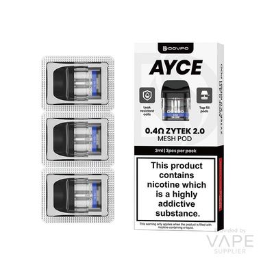 Dovpo Ayce Zytek 2.0 2ml Replacement Pods 3 Pack