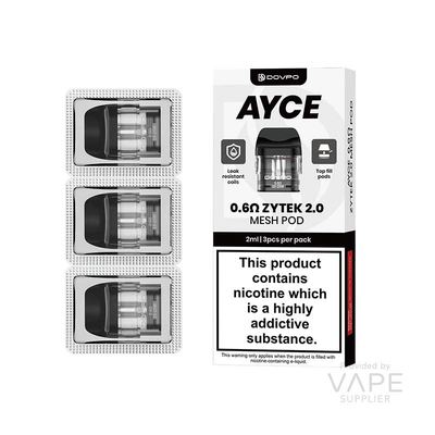 Dovpo Ayce Zytek 2.0 2ml Replacement Pods 3 Pack