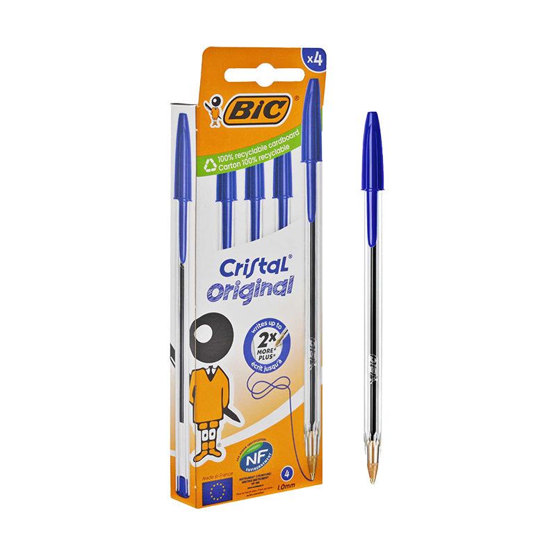 Bic Stationery Cristal Original Blue Pack of 4 RRP £2.29