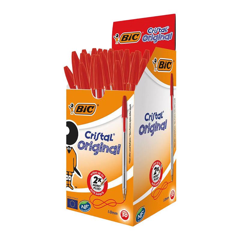 Bic Stationery Cristal Original Medium Red RRP £0.50