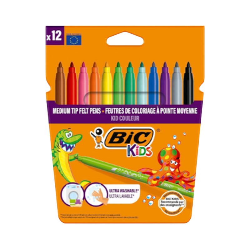 Bic Stationery Kids Colour Felt Wallet 12 RRP £4.99