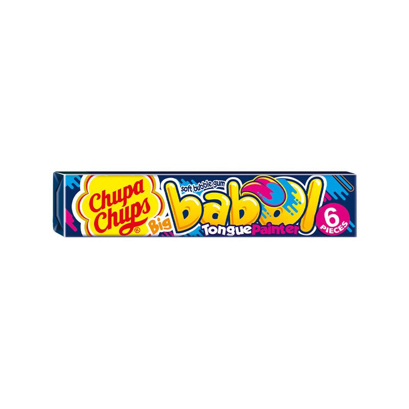 Chupa Chups Big Babol Bubblegum Blue Raspberry Tongue Painter 6 pcs x 20