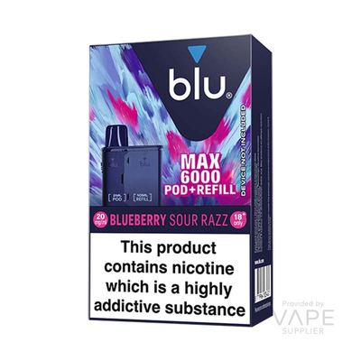 Blu Max 6000 Prefilled Pods