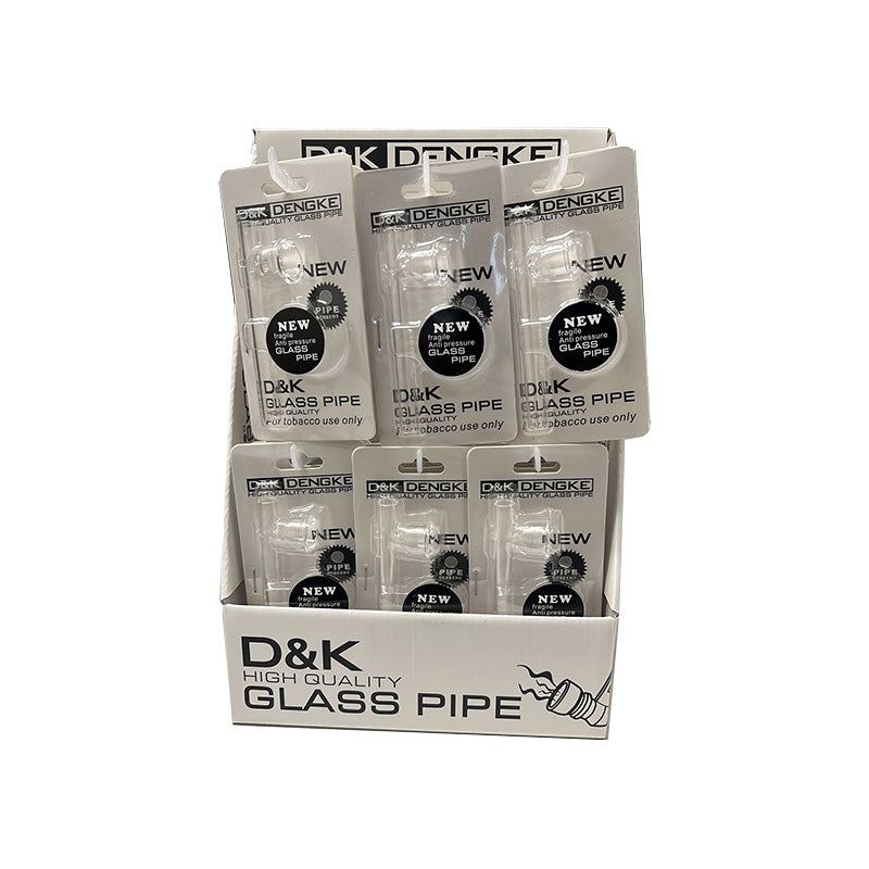 D&K Dengke Smoking Pipe DK8581 Glass Pipe 24 pack
