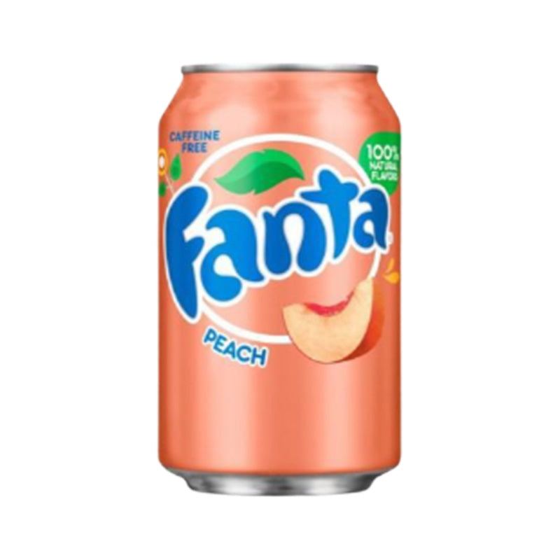 Fanta Peach 355ml USA - LABELS