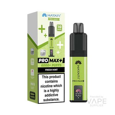 Hayati Pro Max+ 6K Prefilled Pod Kit 10mg