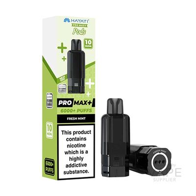 Hayati Pro Max+ 6K Prefilled Replacement Pods 10mg