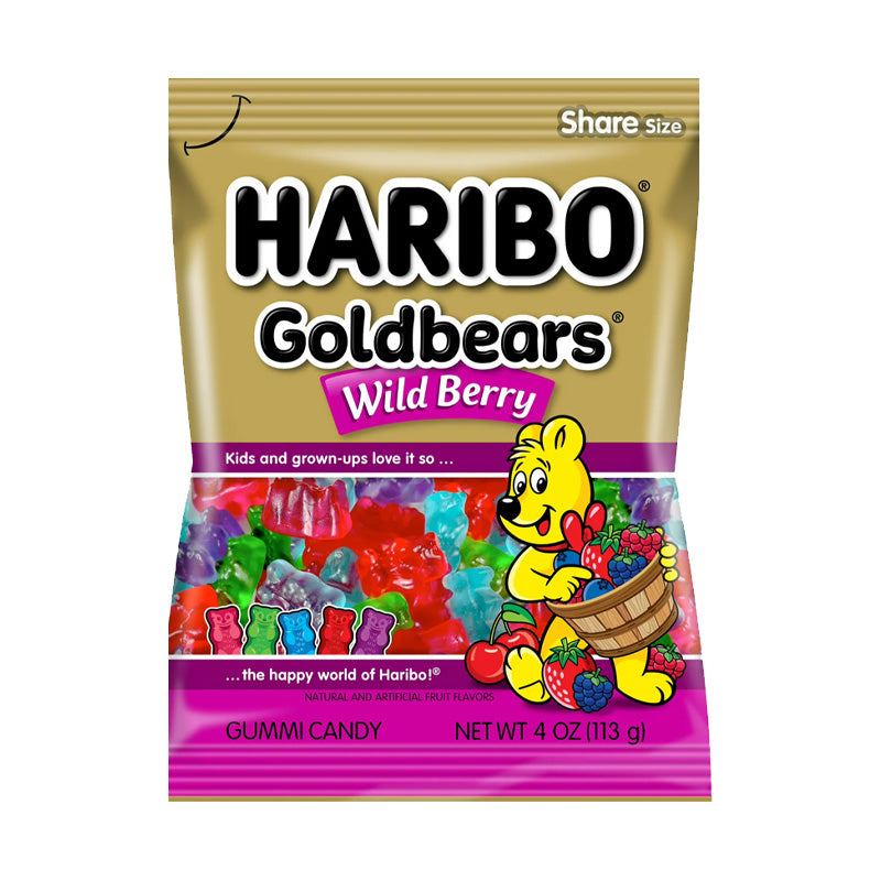 Haribo Gold Bear Wild Berry 142g RRP £2.49 LABELS