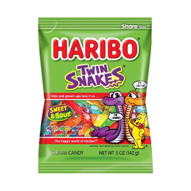 Haribo Twin Snakes 142g RRP £2.49 LABELS