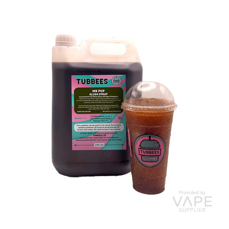 Tubbees Slush Syrup Mr. Pop 5L