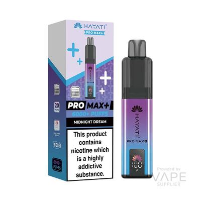 Hayati Pro Max+ 6K Prefilled Pod Kit 20mg