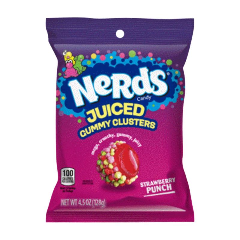 Nerds Strawberry Punch Juiced Gummy Clusters 4.5oz - LABELS