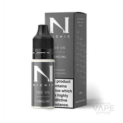 Nic Nic - 100% VG Shot - 10ml Nicotine Shot