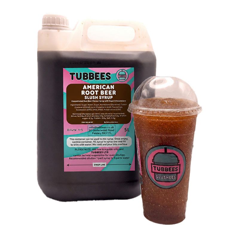Tubbees Slush Syrup American Root Beer 5L