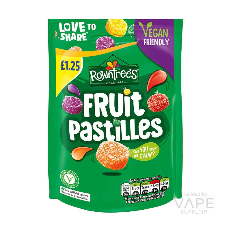 Rowntrees Fruit Pastilles Pouch 114g PMP £1.25