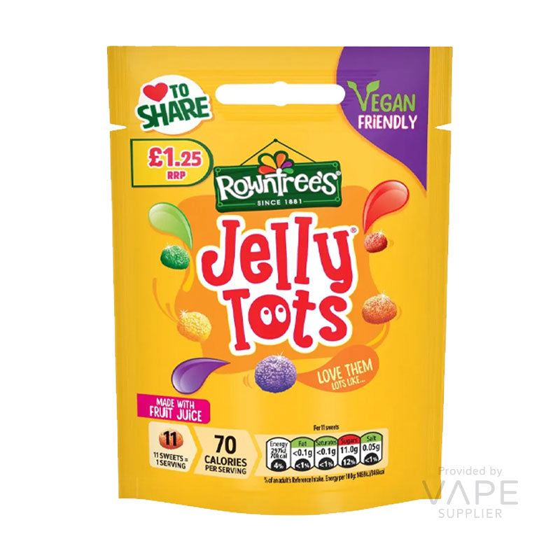 Rowntrees Jelly Tots Pouch (Vegan) 120g PMP £1.25