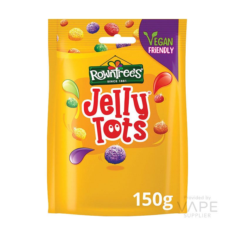 Rowntrees Jelly Tots Pouch (Vegan) 150g PMP £1.75