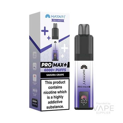 Hayati Pro Max+ 6K Prefilled Pod Kit 20mg