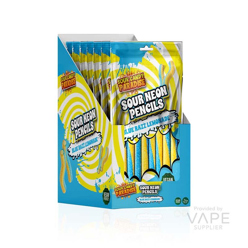 Candy Paradise (Halal) Sour Neon Pencils 130g RRP £1.00