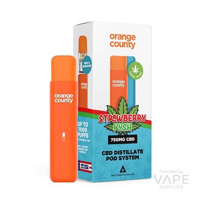 Orange County 1ml 750mg (75%) CBD Vape Device