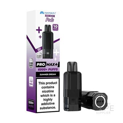 Hayati Pro Max+ 6K Prefilled Replacement Pods 10mg