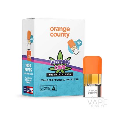 Orange County 1ml 750mg (75%) CBD Vape Pod