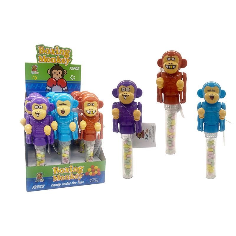 ZOY TOY Boxing Monkey (Toy & Candy) RRP £1.49