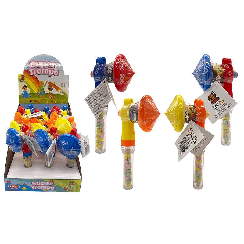 ZOY TOY Super Trompo (Toy & Candy) RRP £1.49
