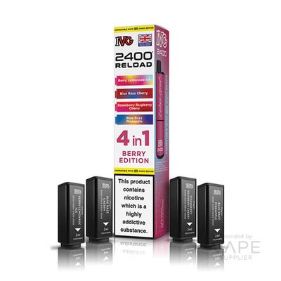 IVG 2400 4 In 1 Reload Pods - 8ml