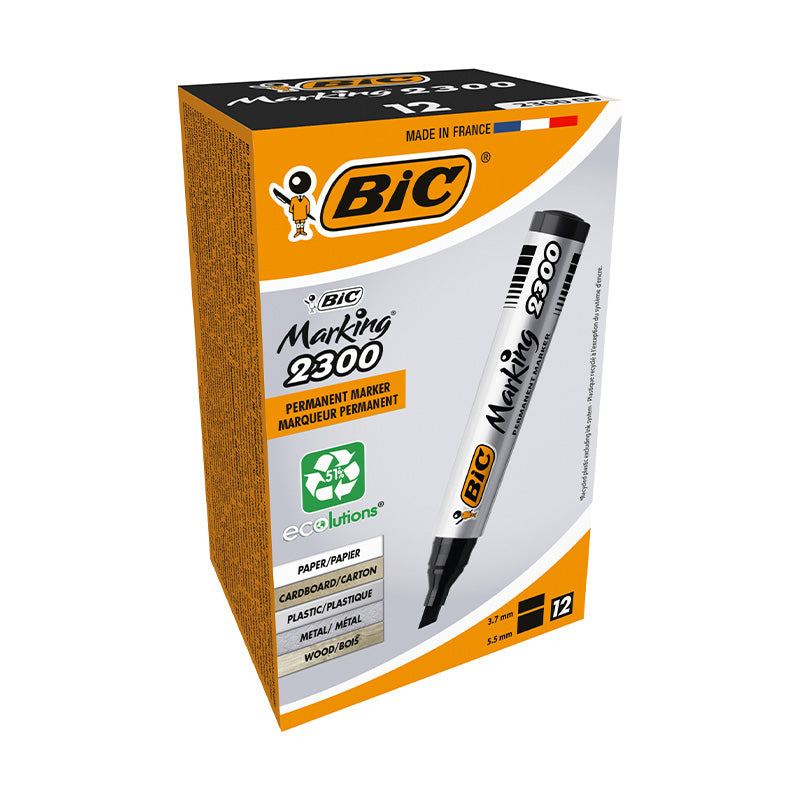 Bic Stationery Marking 2300 Chisel Tip Black RRP £0.99