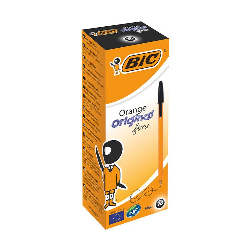 Bic Original Orange Fine Ballpoint Pen 20 pcs RRP £7.99