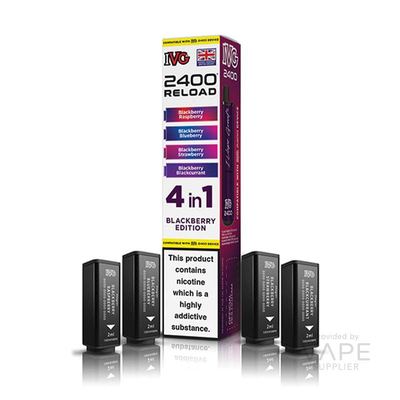 IVG 2400 4 In 1 Reload Pods - 8ml