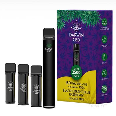 Darwin CBD+CBG 1800mg Prefilled Pod Kit