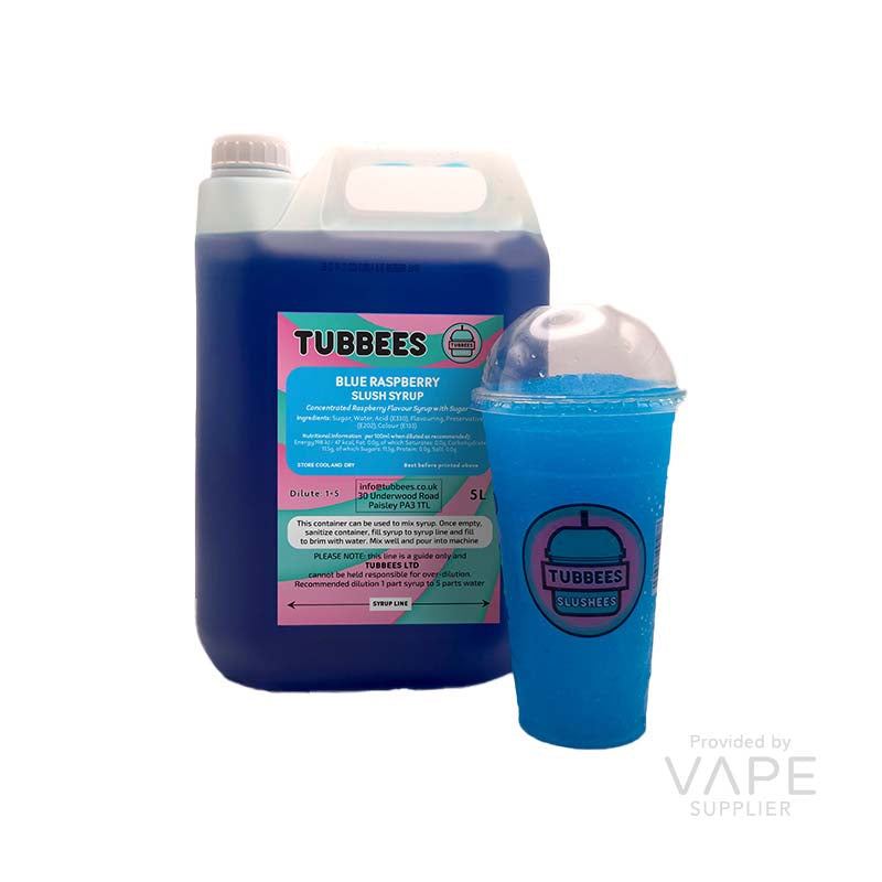 Tubbees Slush Syrup Blue Raspberry 5L