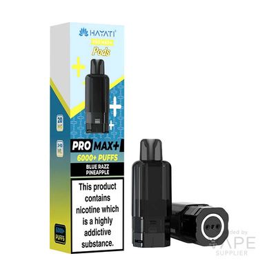 Hayati Pro Max+ 6K Prefilled Replacement Pods 20mg