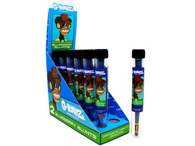G-ROLLZ Fruit Blunt Cones 12 pack (2 Cones per Pack) Blueberry Blunts