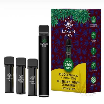 Darwin CBD+CBG 1800mg Prefilled Pod Kit