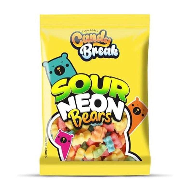 Candy Break Sour Neon Bears 4oz RRP £1.99 (BBD Nov-26)