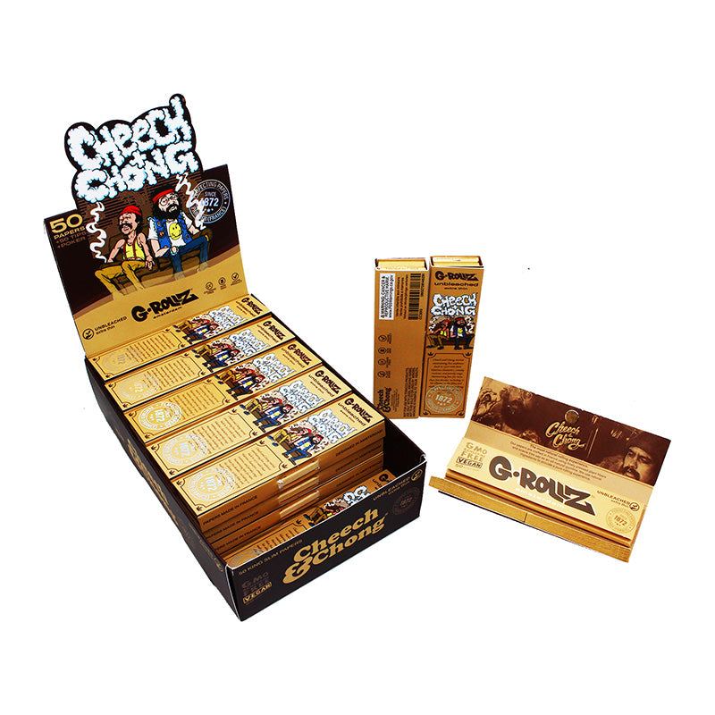 G-ROLLZ King Size Slim Papers + Tips Cheech & Chong