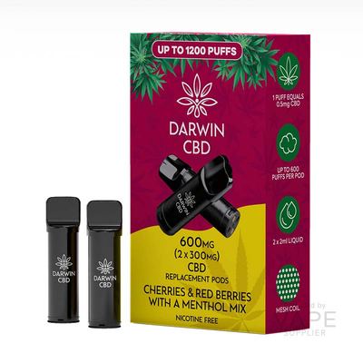 Darwin CBD 600mg (2 x 300mg) Prefilled Pod