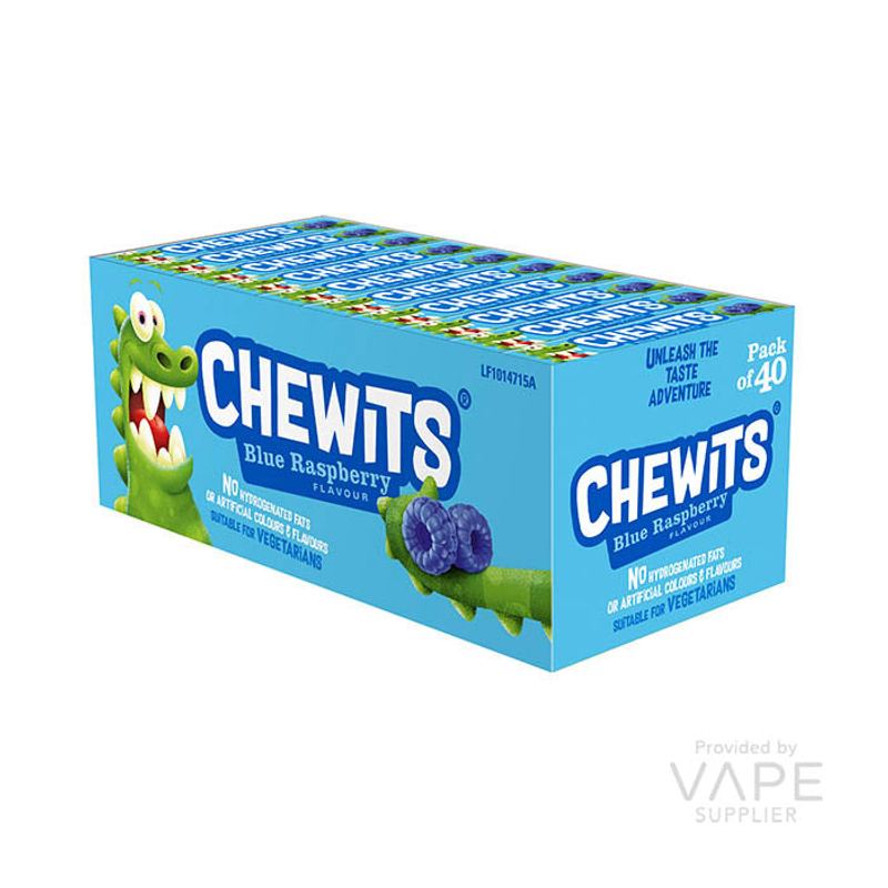 Chewits Blue Raspberry Stick Pack 40 x 30g