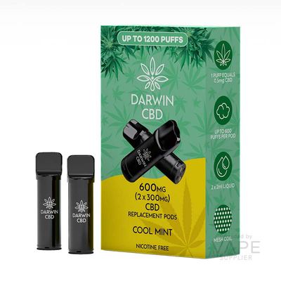 Darwin CBD 600mg (2 x 300mg) Prefilled Pod