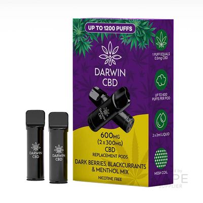 Darwin CBD 600mg (2 x 300mg) Prefilled Pod