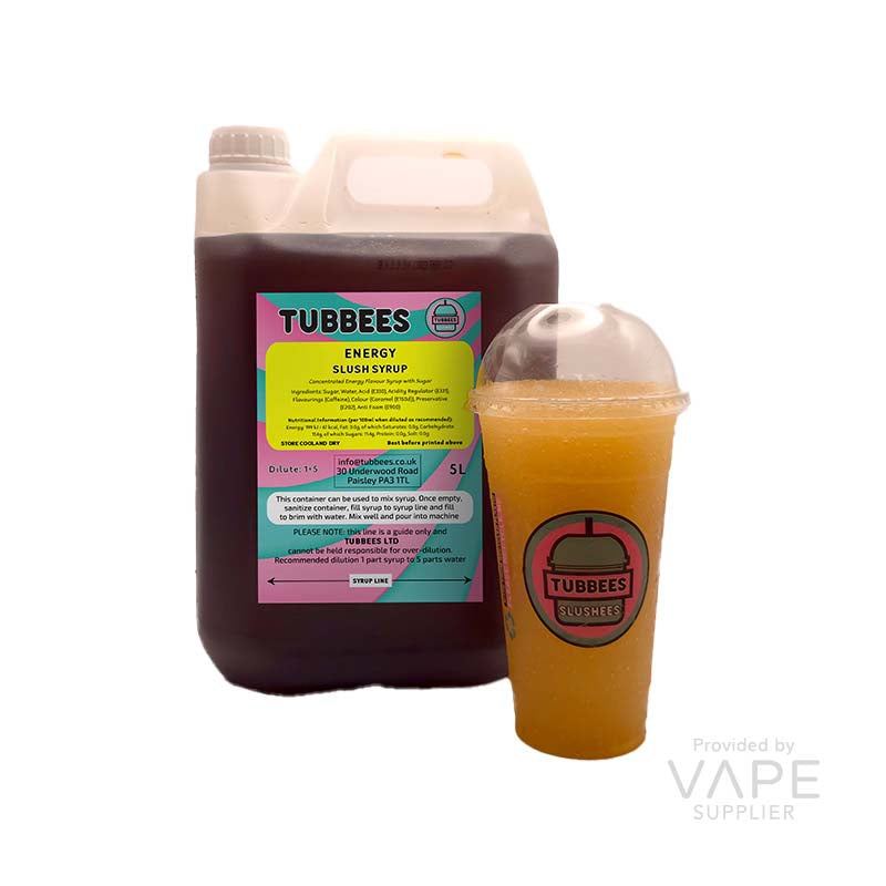 Tubbees Slush Syrup Energy 5L