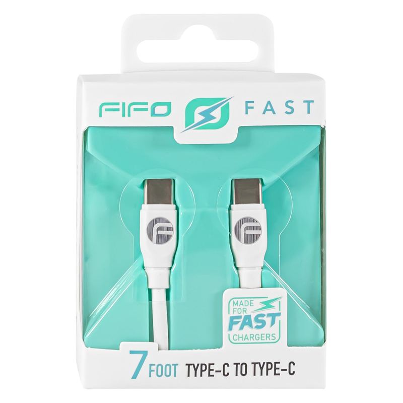 FIFO Fast 7 Foot Type C to Type C Fast Charging Cable RRP £11.99