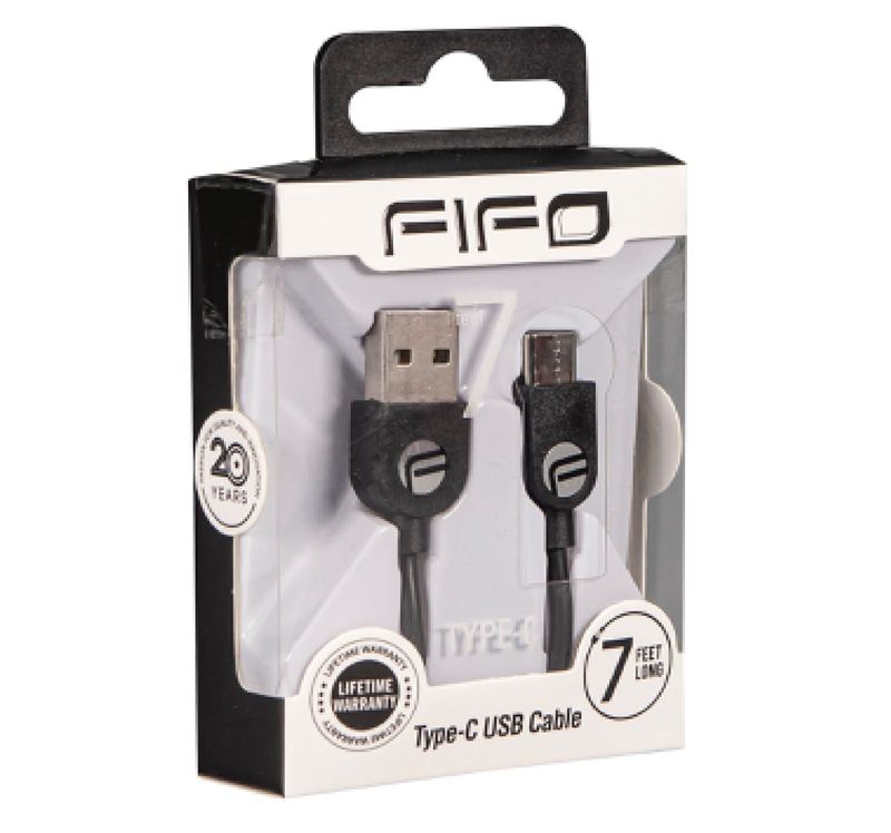 FIFO Colours USB C Cable RRP £8.99