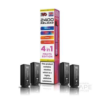 IVG 2400 4 In 1 Reload Pods - 8ml