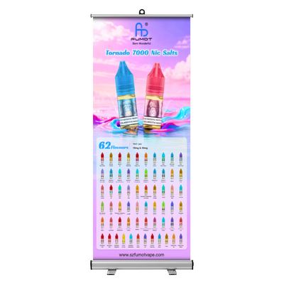 Fumot Tornado 7000 Nic Salts Roll Up Banner