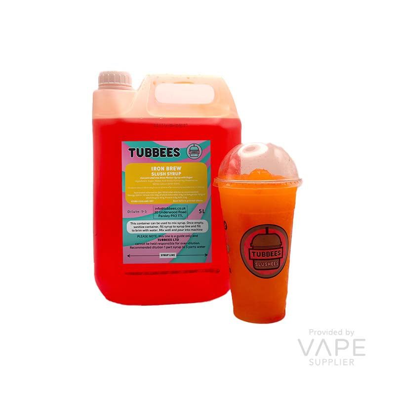 Tubbees Slush Syrup Irn Bru 5L