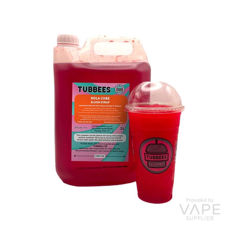 Tubbees Slush Syrup Kola Cube 5L